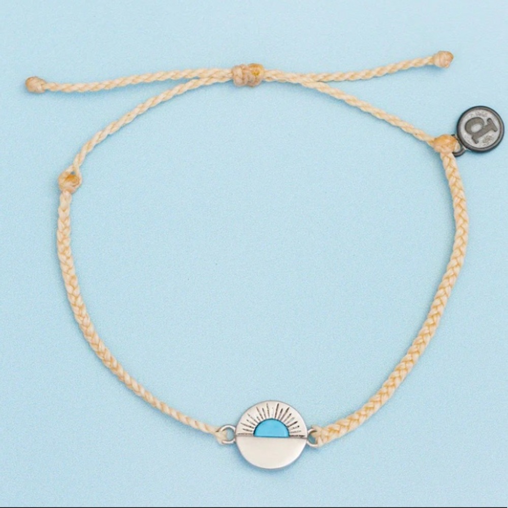 UNISEX - NEW - VIDA PURA GEMSTONE SUNSET CHARM BRACELET.. Comes with a free gift - Picture 2 of 14